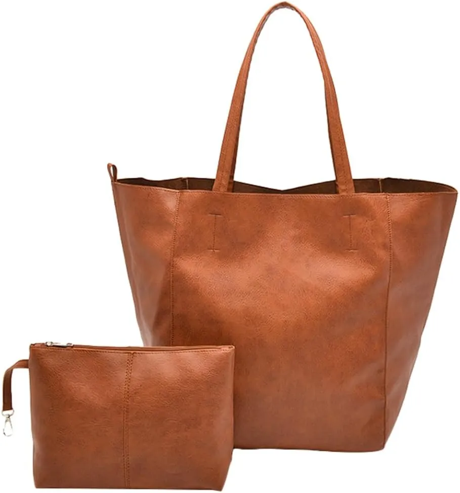 Women's Hobo Bag PU Leather Shoulder Bag Glossy Handbag Underarm Purse Top Handle Satchels Large Totes