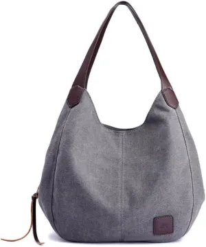 Womens Purses and Handbags Soft and Breathable Shoulder Bag for Women Tote Bag Canvas Hobo Bags Ladies Handbags