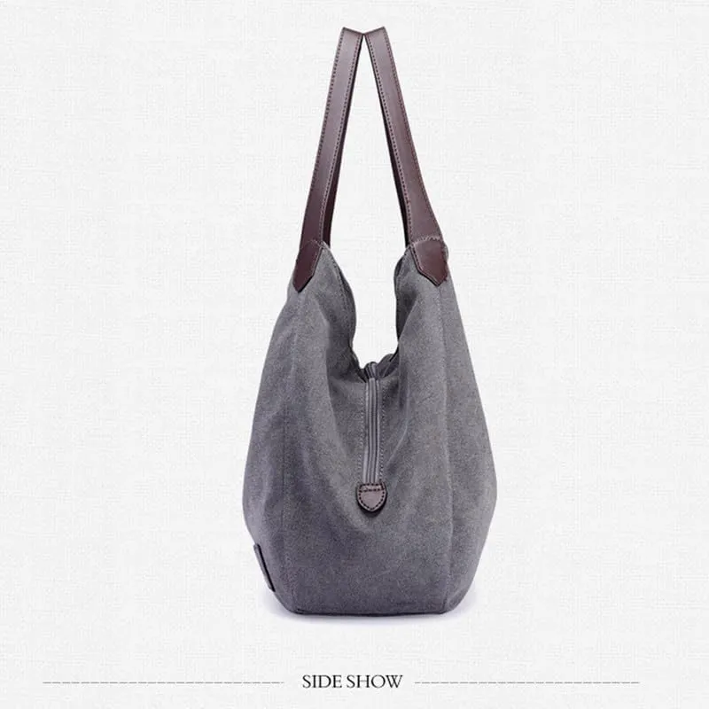 Womens Purses and Handbags Soft and Breathable Shoulder Bag for Women Tote Bag Canvas Hobo Bags Ladies Handbags