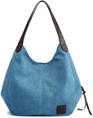 Womens Purses and Handbags Soft and Breathable Shoulder Bag for Women Tote Bag Canvas Hobo Bags Ladies Handbags