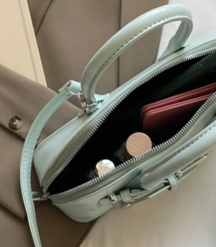 Women's Y2k Purse Buckle Belt Leather Tote Handbag Trendy Top Handle Shoulder Bag Satchel Underarm Crossbody Purses