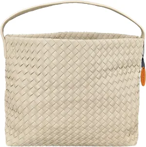 Woven Tote Bags for Women Vegan Leather Handbag Handmade Woven Shoulder Bags with Top Handle