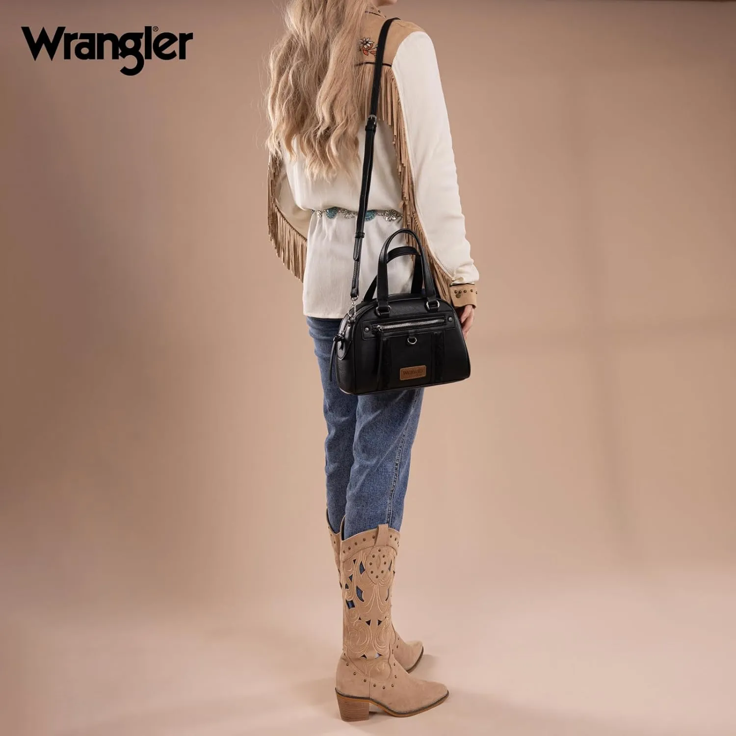 Wrangler Crossbody Bags Satchel Handbags for Women Top Handle Purse