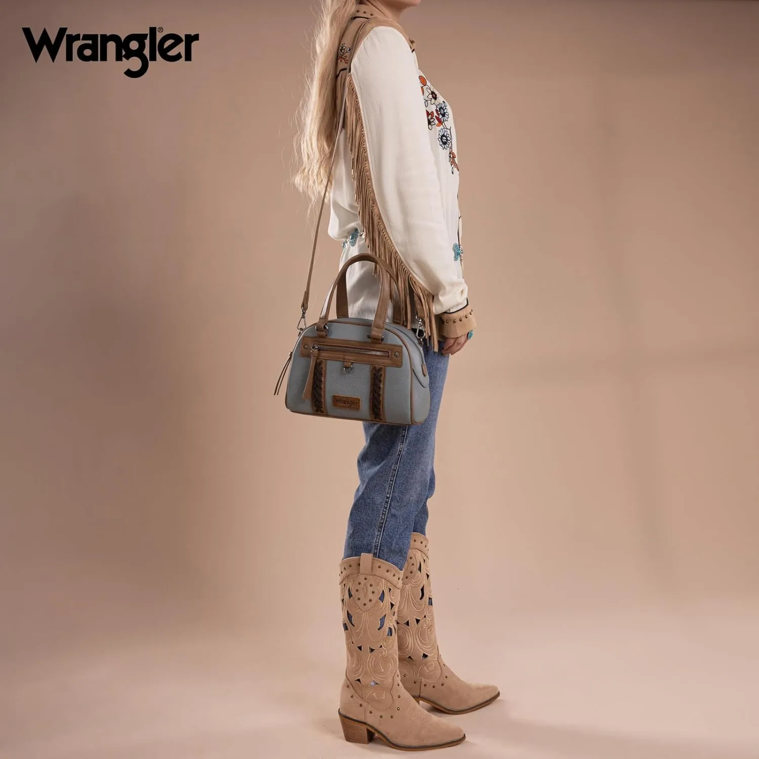 Wrangler Crossbody Bags Satchel Handbags for Women Top Handle Purse