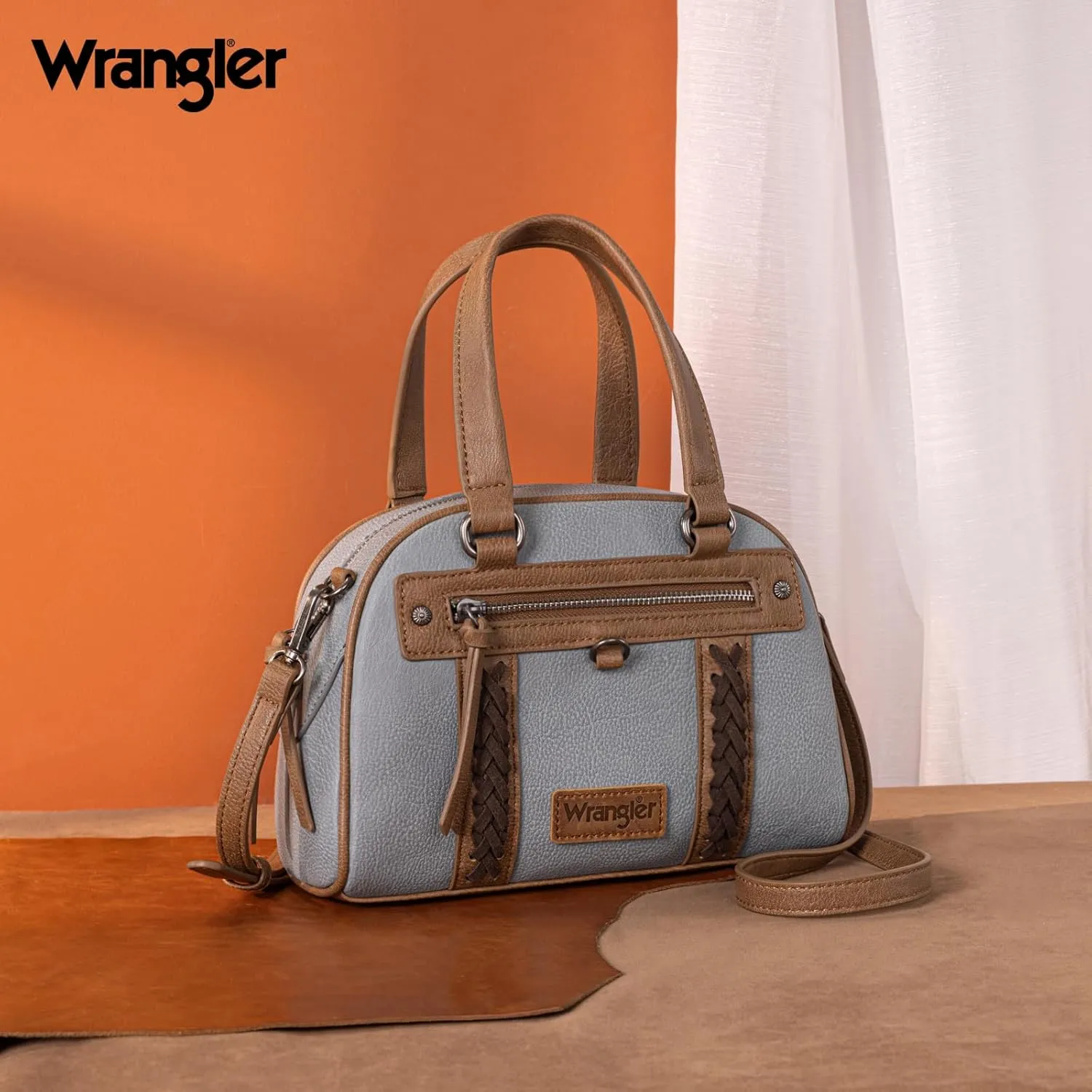 Wrangler Crossbody Bags Satchel Handbags for Women Top Handle Purse
