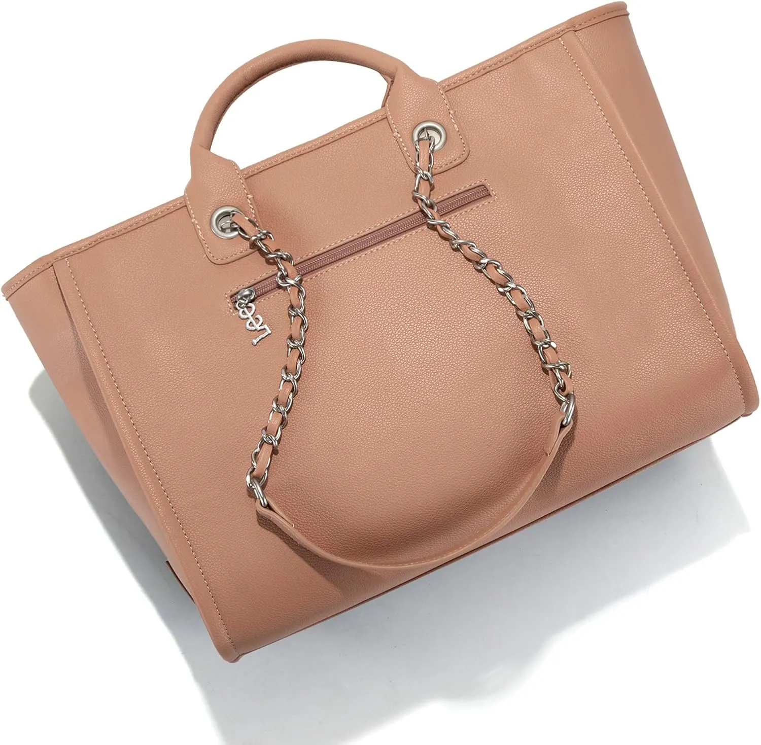 x Lee Large Shoulder Tote Bag for Women Vegan Leather Top-Handle Bag