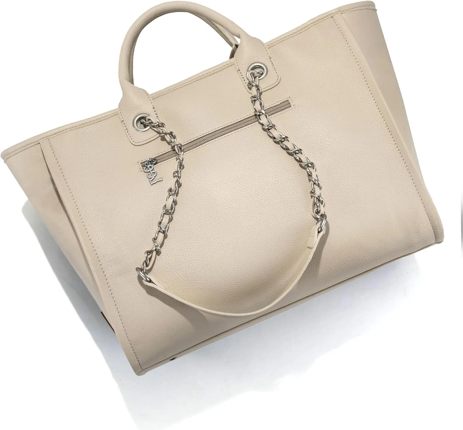 x Lee Large Shoulder Tote Bag for Women Vegan Leather Top-Handle Bag