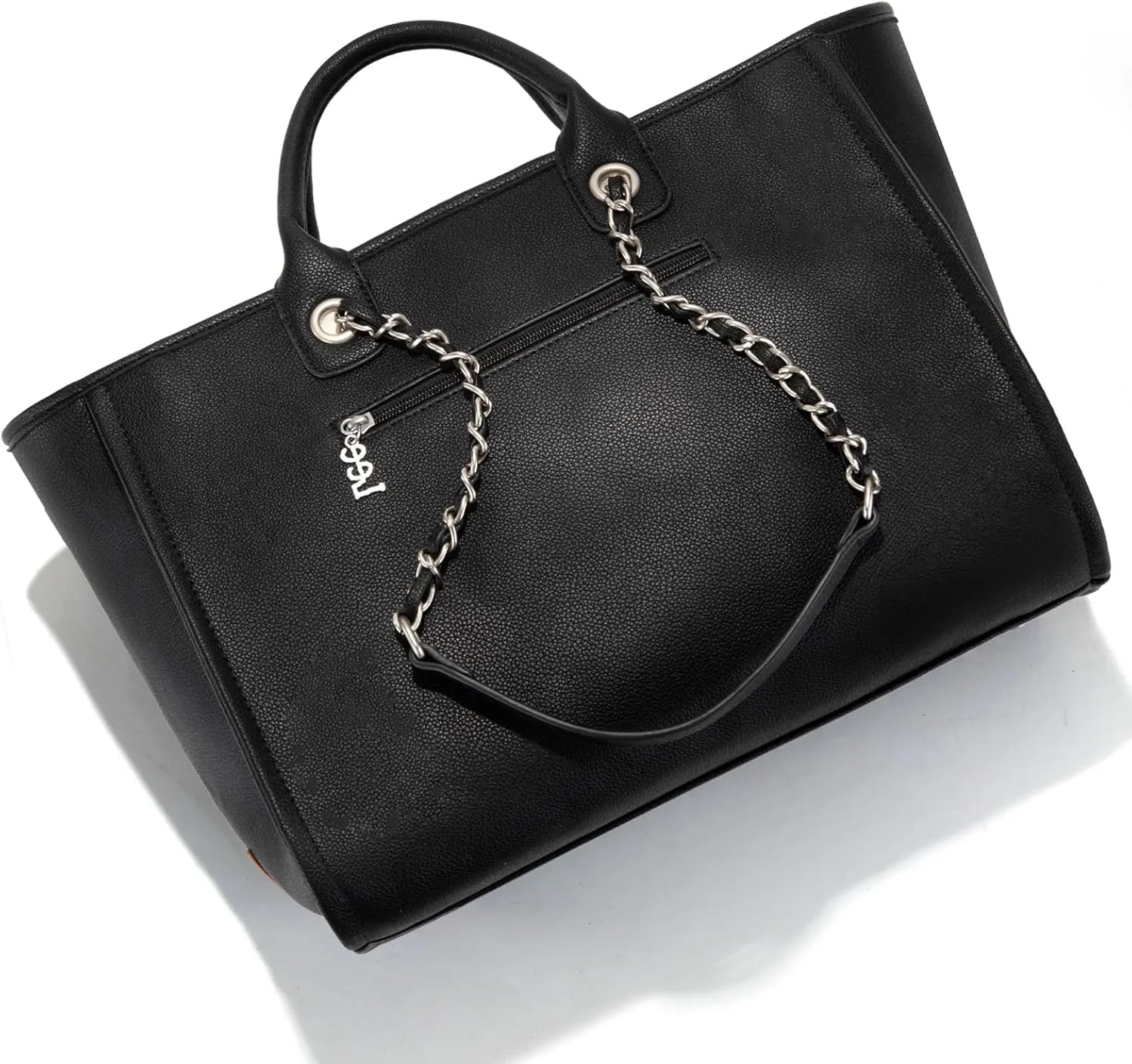 x Lee Large Shoulder Tote Bag for Women Vegan Leather Top-Handle Bag