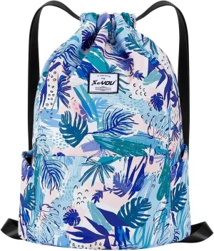 XEYOU Drawstring Sports Backpack Lightweight Gym Yoga Sackpack Shoulder Rucksack Casual Outdoor Daypack for Women and Men
