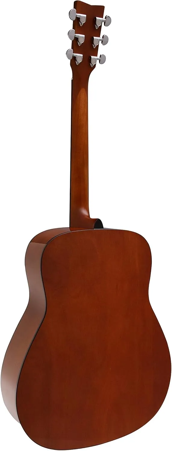 Yamaha 6 String Beginner Solid Spruce Top Traditional Western Dreadnought Acoustic Guitar With Rosewood FIngerboard, Natural Finish, Right, (FG800J NT)