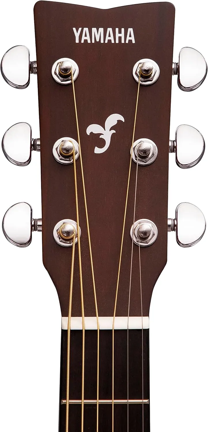Yamaha 6 String Beginner Solid Spruce Top Traditional Western Dreadnought Acoustic Guitar With Rosewood FIngerboard, Natural Finish, Right, (FG800J NT)