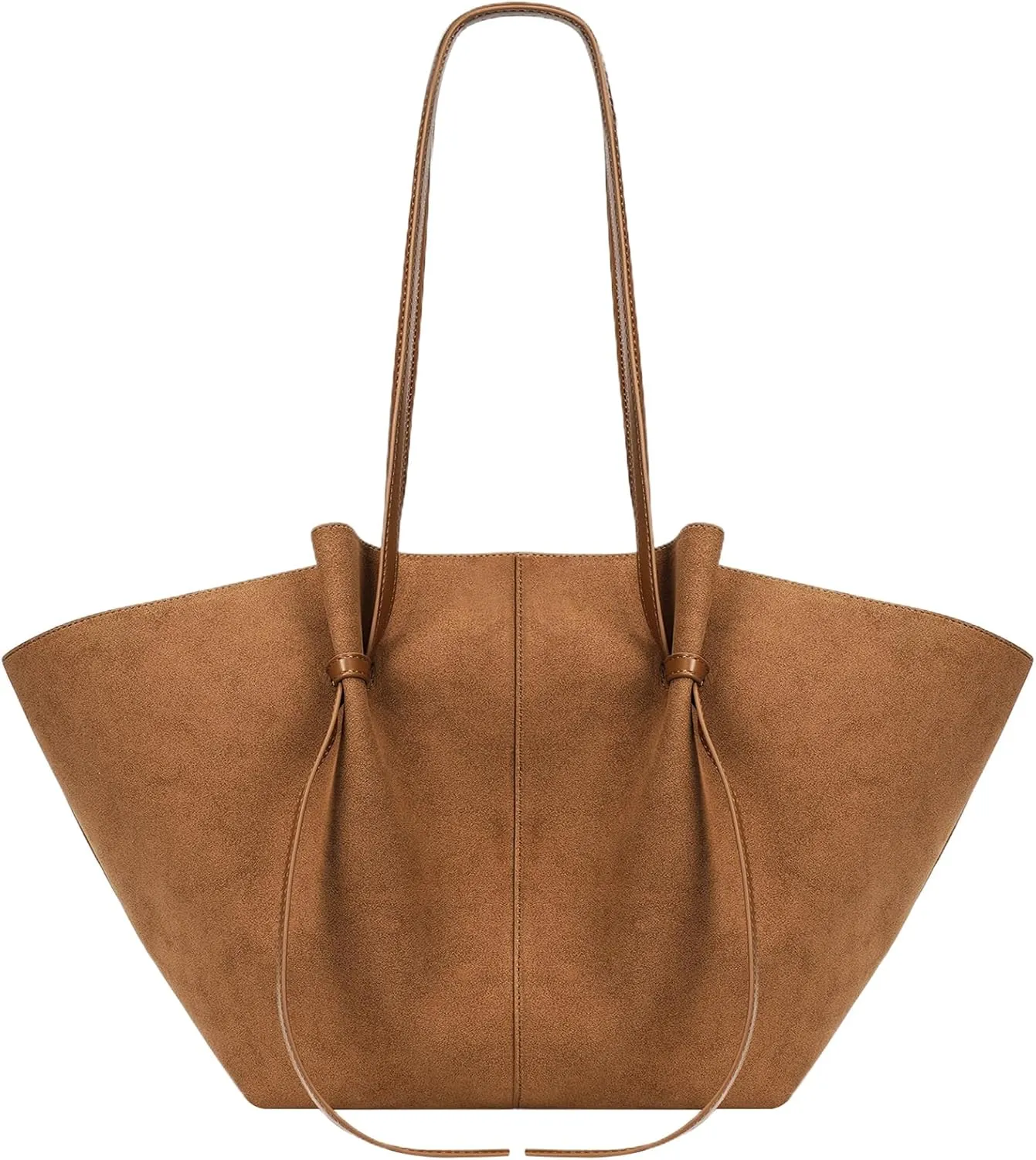 YFGBCX Tote Bag Smooth Leather Work Bag for Women Trendy Top Handle Bag Luxury Hobo Handbag with Adjustable Strap