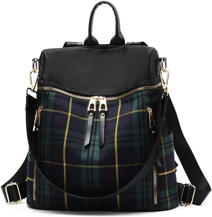 zhongningyifeng Women Backpack Purse Small Waterproof Nylon Rucksack Lightweight Fashion Casual Travel Ladies Shoulder Bag Daypack