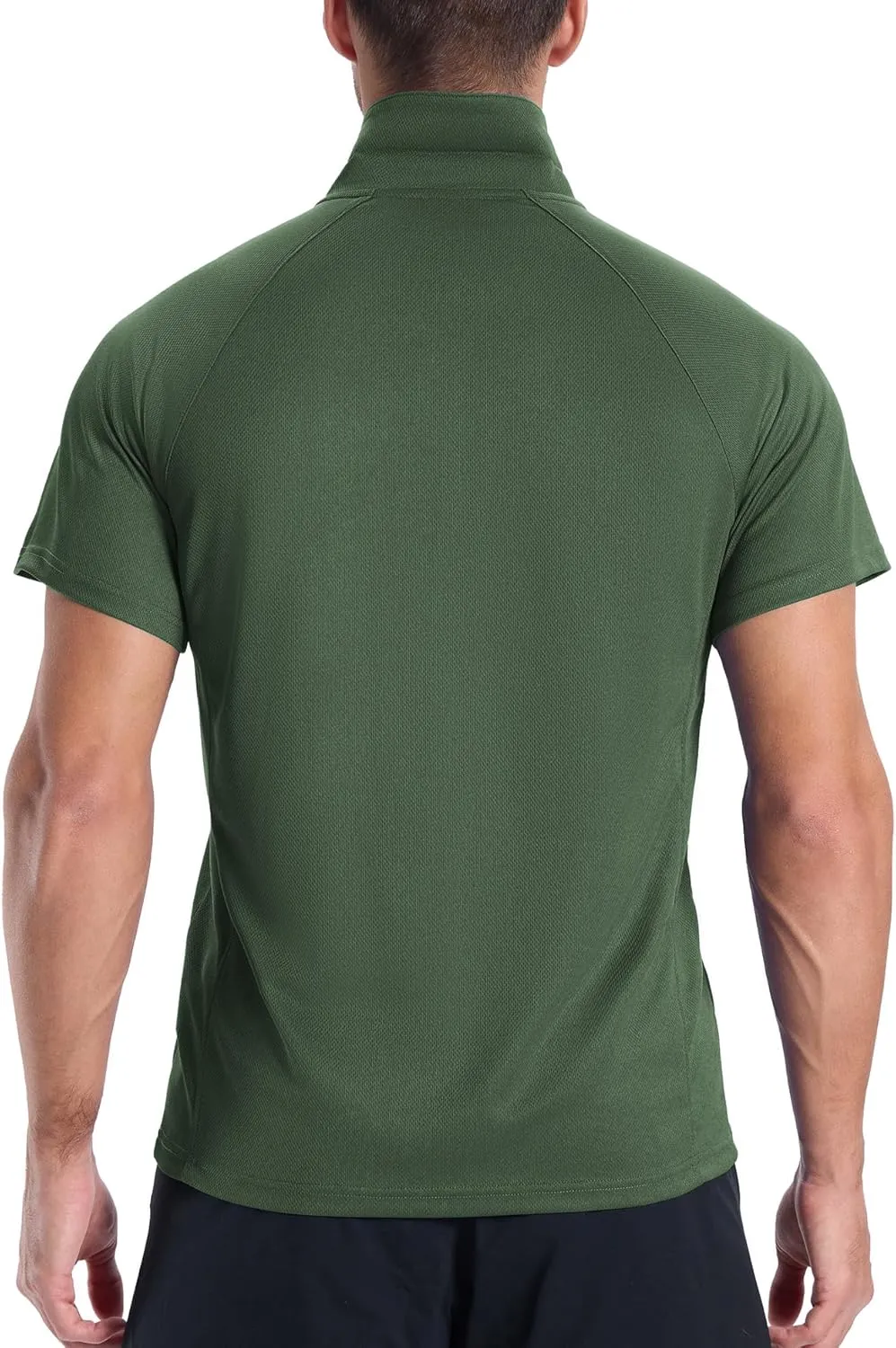 ZITY 3 Pack Mens Polo Shirts Short Sleeve Performance Moisture Wicking Business Casual Athletic Collared Golf Shirts for Men